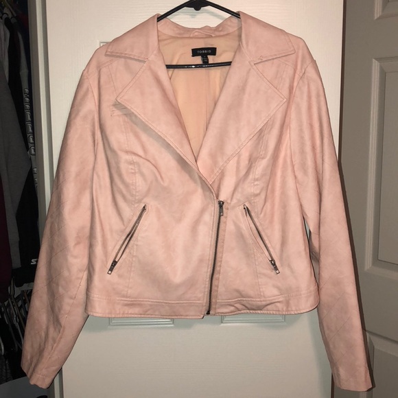 torrid pink moto jacket